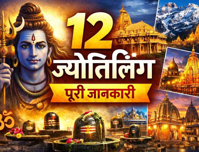 12 ज्योतिर्लिंग की पूरी जानकारी | नाम, स्थान, महत्व और कथा | Jyotirlinga in Hindi
