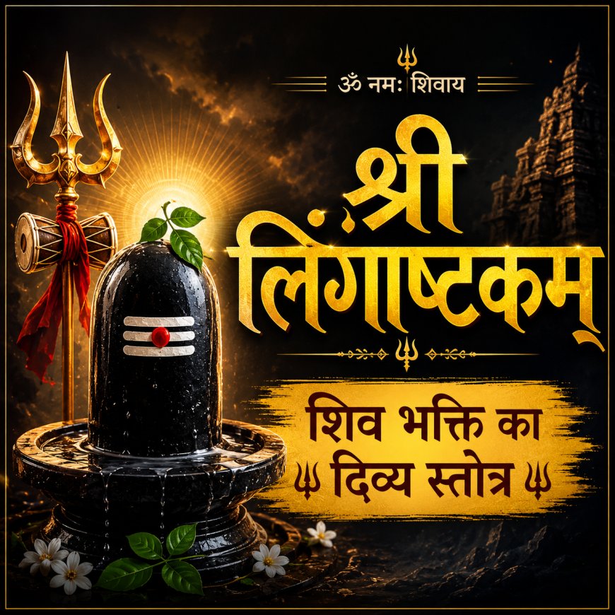 श्री लिंगाष्टकम् (Lingashtakam) | सम्पूर्ण संस्कृत पाठ, हिन्दी अर्थ, लाभ, पाठ विधि एवं शुभ सम