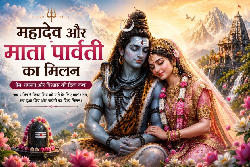 महादेव और माता पार्वती का मिलन | शिव-पार्वती विवाह की सम्पूर्ण कथा