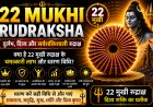 22 मुखी रुद्राक्ष के लाभ, महत्व और धारण विधि | Mahadevji.in