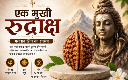 एक मुखी रुद्राक्ष: लाभ, पहचान, धारण विधि, मंत्र, नियम और सम्पूर्ण जानकारी