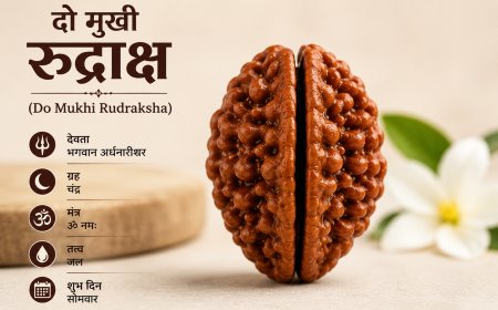 दो मुखी रुद्राक्ष: लाभ, पहनने के नियम, पहचान, मंत्र, कीमत और सम्पूर्ण जानकारी