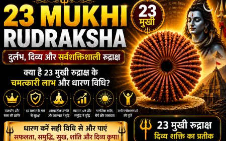 23 मुखी रुद्राक्ष के लाभ, महत्व और धारण विधि | Mahadevji.in