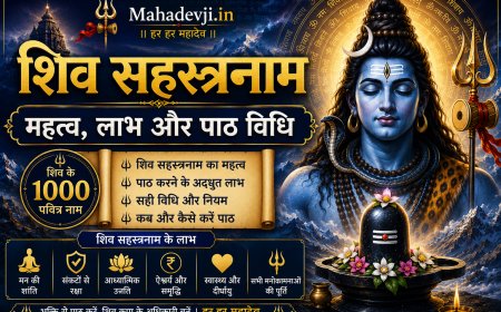शिव सहस्रनाम: महत्व, लाभ और पाठ विधि | Mahadevji.in