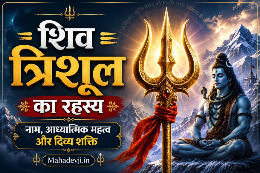 शिव त्रिशूल का रहस्य, नाम और आध्यात्मिक महत्व | Mahadevji.in