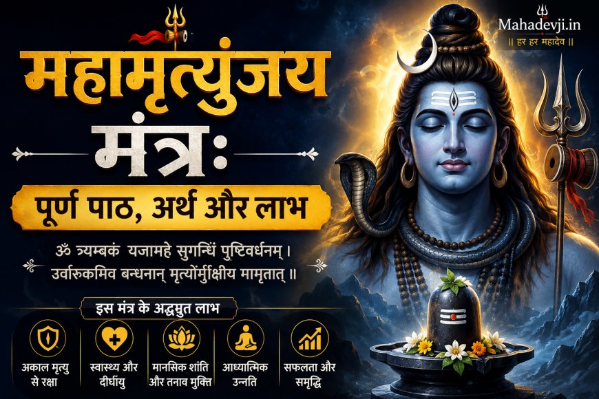 महामृत्युंजय मंत्र: पूर्ण पाठ, अर्थ और लाभ | Mahadevji.in